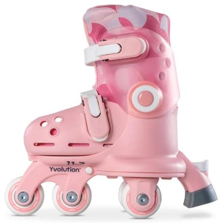 Ролики YVolution Twista розмір 30-34 рожевий (YC01P4) - фото 0