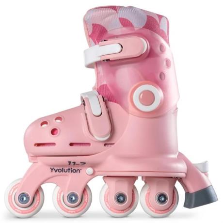 Ролики YVolution Twista розмір 30-34 рожевий (YC01P4) - фото 0