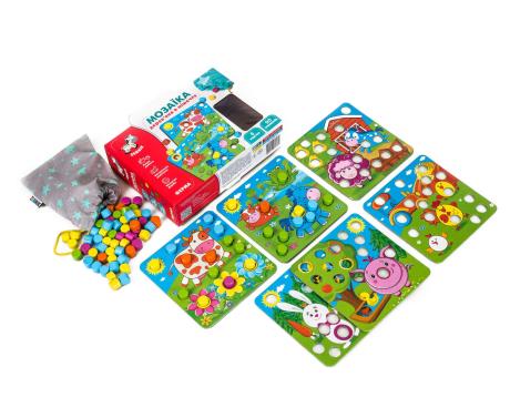 Мозаїка дерев'яна Vladi Toys Ферма (ZB2002-01) - фото 1