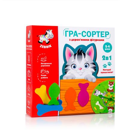 Гра-сортер Vladi Toys Нагодуй пухнастиків (ZB2002-07) - фото 0