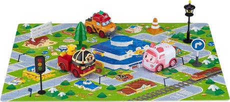 Ігровий набір Robocar Poli GoGo Міська серія Ембер, Рой, Марк (ZR-913) - фото 1