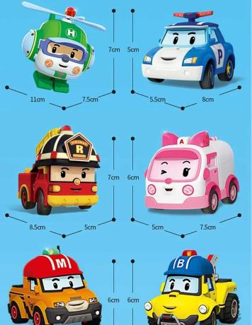 Ігровий набір Robocar Poli GoGo Рятівники делюкс 6 в 1 (ZR-914) - фото 1
