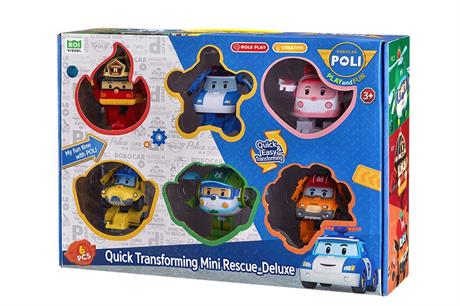 Ігровий набір Robocar Poli GoGo Мінірятівники-трансформери делюкс 6 в 1 (ZR-915) - фото 0